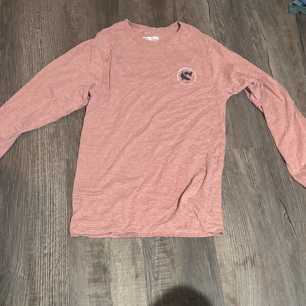 Men’s Pink Long Sleeve T-Shirt